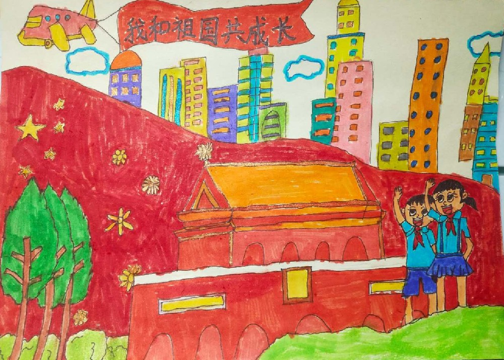 1呼和浩特市玉泉区三里营东社区儿童之家选送亲子创意绘画 作者：王宇泽_副本.jpg
